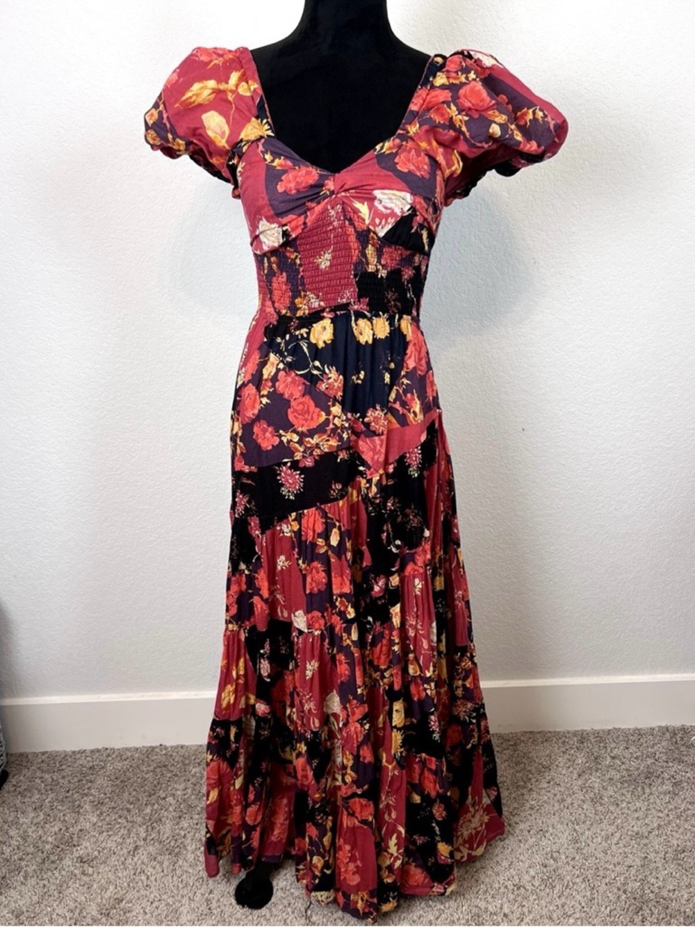 Free People Sundrenched Short Sleeve Maxi Dress - Picture 3 of 8